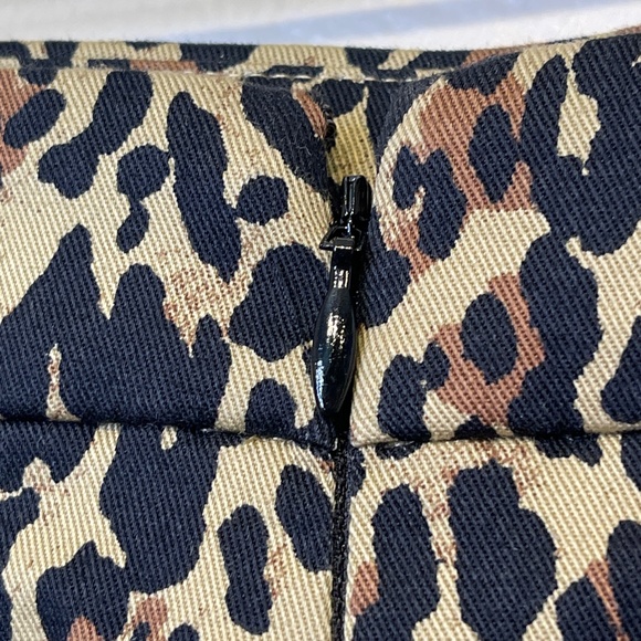 JC | No2 Reimagined Leopard Print Animal Pattern Cotton Versatile Pencil Skirt - Picture 4 of 10